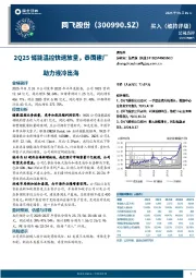 2Q25储能温控快速放量,泰国建厂助力液冷出海