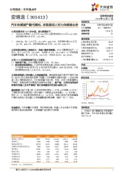 汽车传感国产替代顺利，积极推进人形力传感器业务
