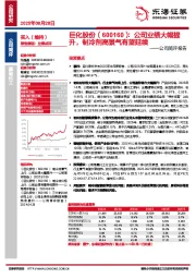 公司简评报告:公司业绩大幅提升,制冷剂高景气有望延续