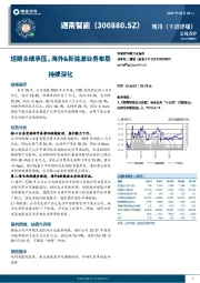 短期业绩承压，海外&新能源业务布局持续深化