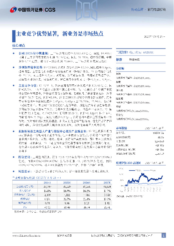 主业竞争优势显著，新业务是市场热点