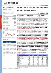 公司信息更新报告:股权激励正式落地,COC量产并签订合同实现里程碑式突破,更多特色材料在路上