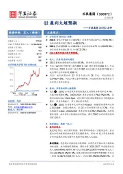 万辰集团2025Q2点评:Q2盈利大超预期