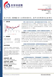 格力电器：2025Q2收入业绩短期承压，海外业务保持双位数增长