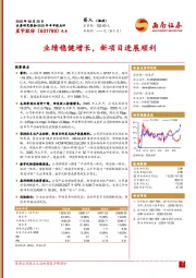 2025年半年报点评：业绩稳健增长，新项目进展顺利