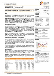 天然气销售业务韧性强，上半年核心利润同比+1.4%