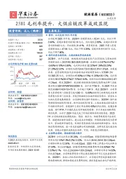 25H1毛利率提升,大供应链改革成效显现