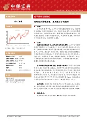 战略行业持续高增，盈利能力小幅提升