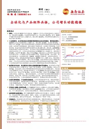 2025半年报点评：全球化与产品矩阵共振，公司增长动能稳健