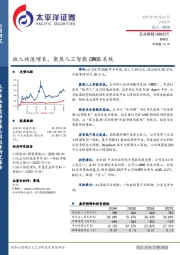 收入快速增长，聚焦人工智能CWOS系统