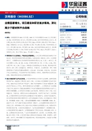业绩显著增长，项目建设和研发逐步落地，深化高分子新材料平台战略