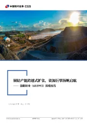 铜钴产能跨越式扩张，资源巨擘扬帆启航