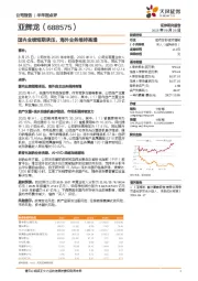 国内业绩短期承压，海外业务维持高增
