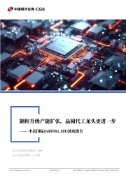 深度报告：制程升级产能扩张，晶圆代工龙头更进一步