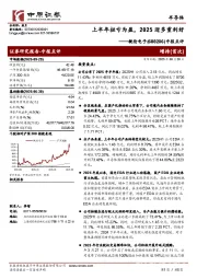 中报点评：上半年扭亏为盈，2025迎多重利好