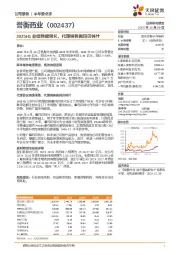 2025H1业绩稳健增长，代理销售佩玛贝特片