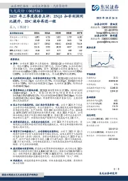 2025年三季度报告点评：25Q3扣非利润同比提升，IDC液冷再进一程