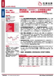 公司简评报告：Q3单季度业绩环比显著改善，全球化发展持续落地