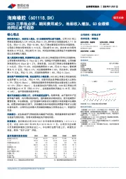 2025三季报点评:期间费用减少,地租收入增加,Q3业绩维持同比减亏趋势