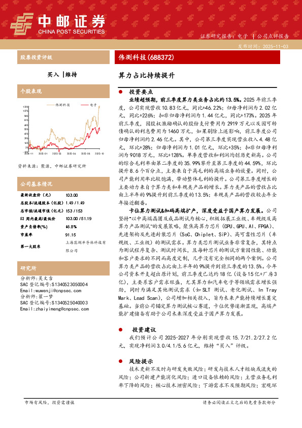算力占比持续提升