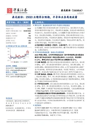 鼎龙股份：25Q3业绩符合预期，半导体业务高速放量