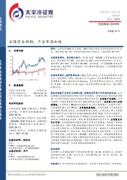 业绩符合预期，产业布局加快