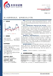 收入端持续高成长，盈利拐点向上可期