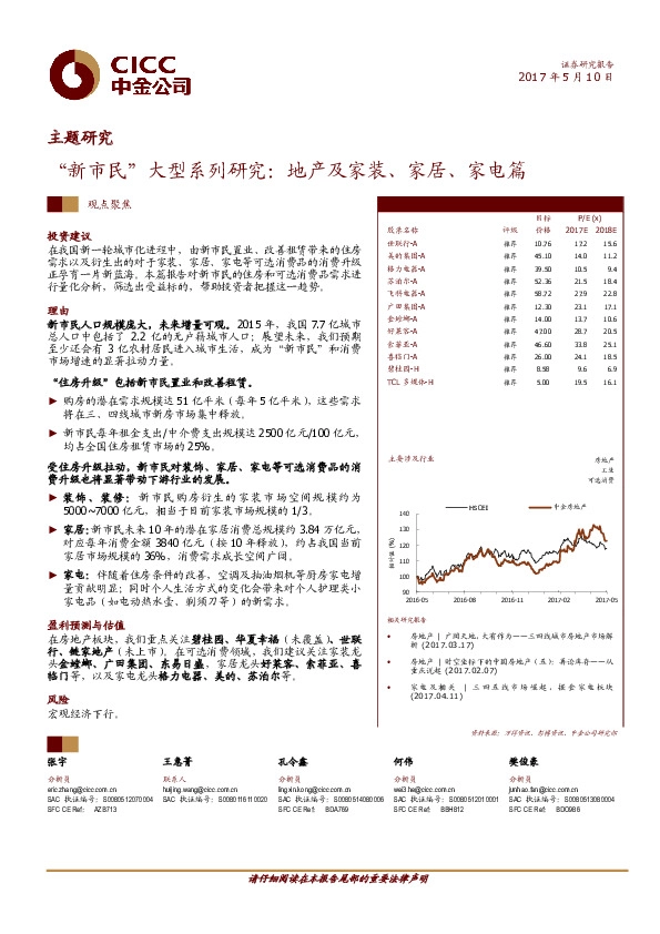 主题研究:“新市民”大型系列研究:地产及家装、家居、家电篇