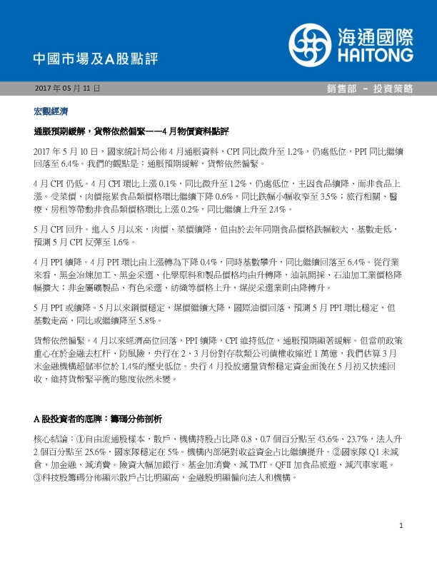 中国市场及A股点评