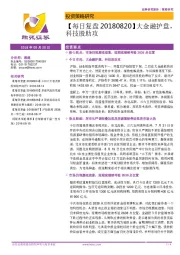 【每日复盘】大金融护盘，科技股助攻