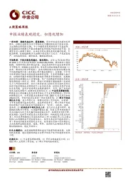 A股策略周报：中报业绩表观稳定，但隐忧增加