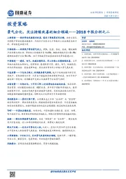 2018中报分析之二：景气分化，关注持续改善的细分领域