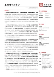 A股策略专题深度研究：基建增长知多少