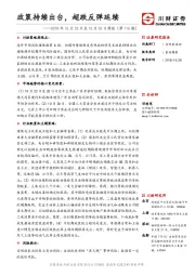 策略周报：政策持续出台，超跌反弹延续