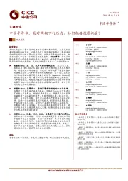 主题研究:中国半导体:面对周期下行压力,如何把握投资机会?