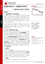 A股2019年度策略：春寒料峭冻年少，春暖花开终有时