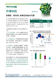 市场快讯：评价低、股利高 新兴亚洲後市可期