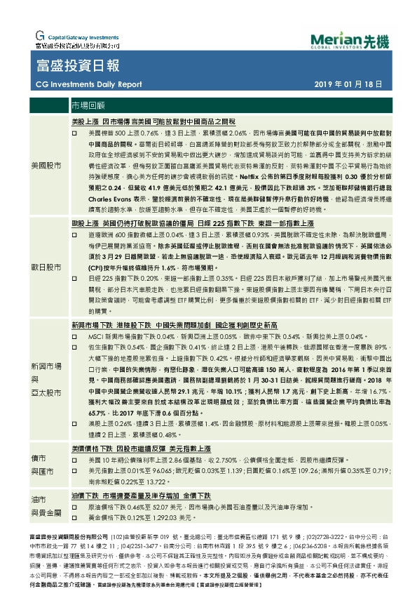 富盛投资日报