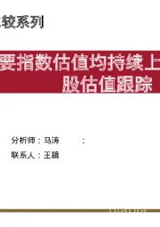 A股估值跟踪：主要指数估值均持续上升