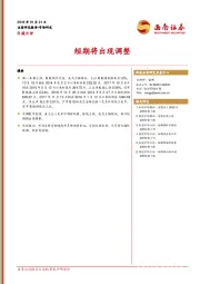 B股日评：短期将出现调整