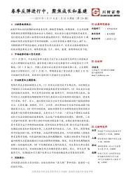 策略周报：春季反弹进行中，聚焦成长和基建