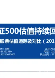 中外股票估值追踪及对比：中证500估值持续回落