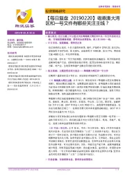 【每日复盘】粤港澳大湾区和一号文件有哪些关注主线？