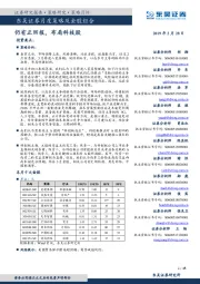 月度策略及金股组合：仍有正回报，布局科技股