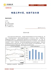 A股策略日报：缩量反弹回落，短期节奏休整