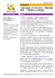 【每日复盘】一季度完美收官,二季度先上车再选座