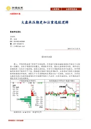 A股策略日报：大盘承压期更加注重选股逻辑