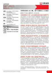 2018年年报及2019年一季报分析：利润表或将二次下探，资产负债表已二次减压