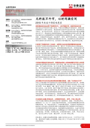 2019年A股中期策略展望：无科技不牛市，以时间换空间