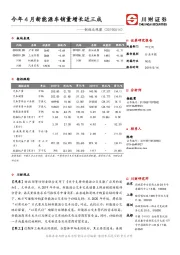制造业观察：今年4月新能源车销量增长近三成